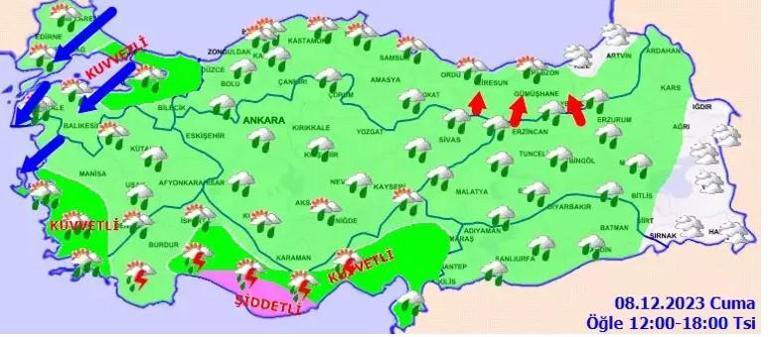 Meteoroloji'den 14 il için uyarı! Dikkat... Hafta sonu hava daha da soğuyacak