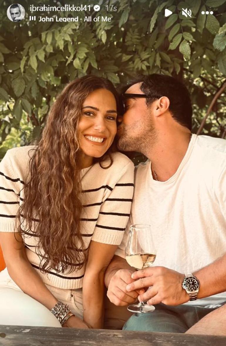İbrahim Çelikkol ile Natali Yarcan'dan romantik paylaşım!