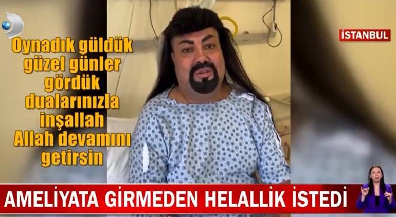 Kobra Murat ölüm tehlikesiyle ameliyata alındı! Hepinizden helallik istiyorum