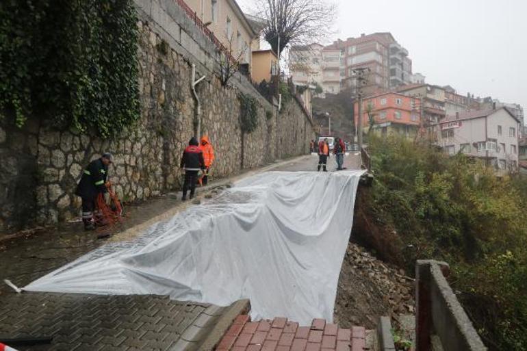 Zonguldak'ta Hastane yolu çöktü: 'Tanı Merkezi' kapatıldı