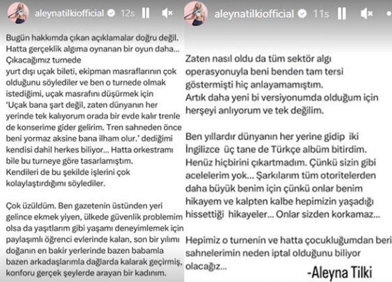 Aleyna Tilki'den menajeri Haluk Şentürk'e cevap! 'Artık her şeyi anlıyorum'