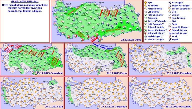 Son dakika... Meteoroloji haritayı güncelledi! Kar ve sağanak alarmı: İstanbul, Ankara, Bolu için saat verildi