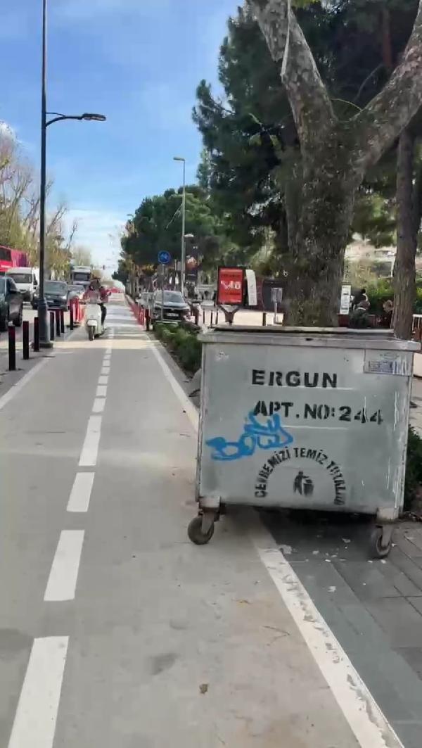 Bağdat Caddesi'ndeki tehlike! Bisiklet kullananlar isyan etti