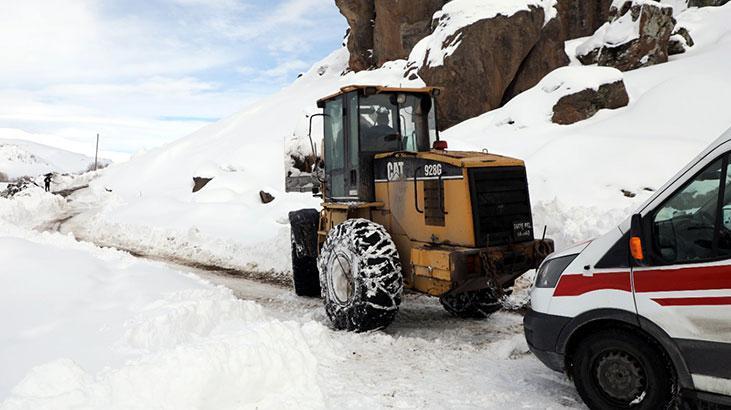 Van'da 95 yaşındaki hasta için ekipler seferber oldu