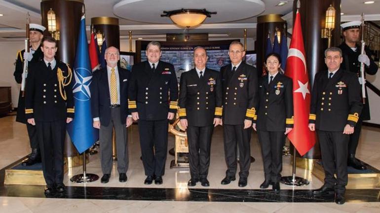 NATO MARCOM Komutanı Koramiral Utley, Deniz Kuvvetleri Komutanlığını ziyaret etti