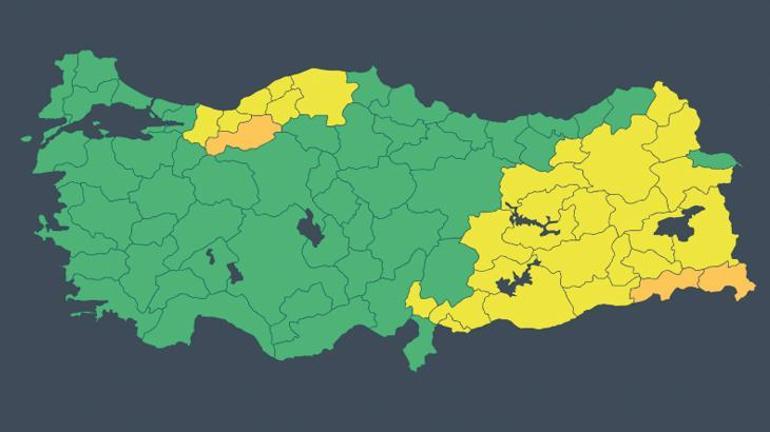 Meteoroloji tek tek saydı: 31 ile uyarı! 'Kuvvetli geliyor'