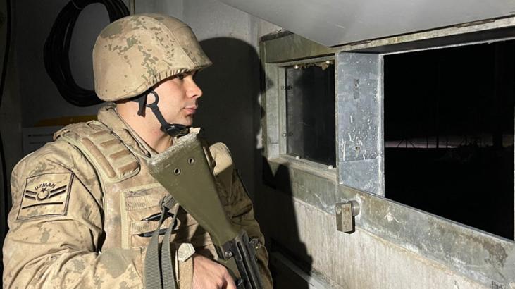 Hava eksi 10 derece! Yeni yılı elleri tetikte karşıladılar