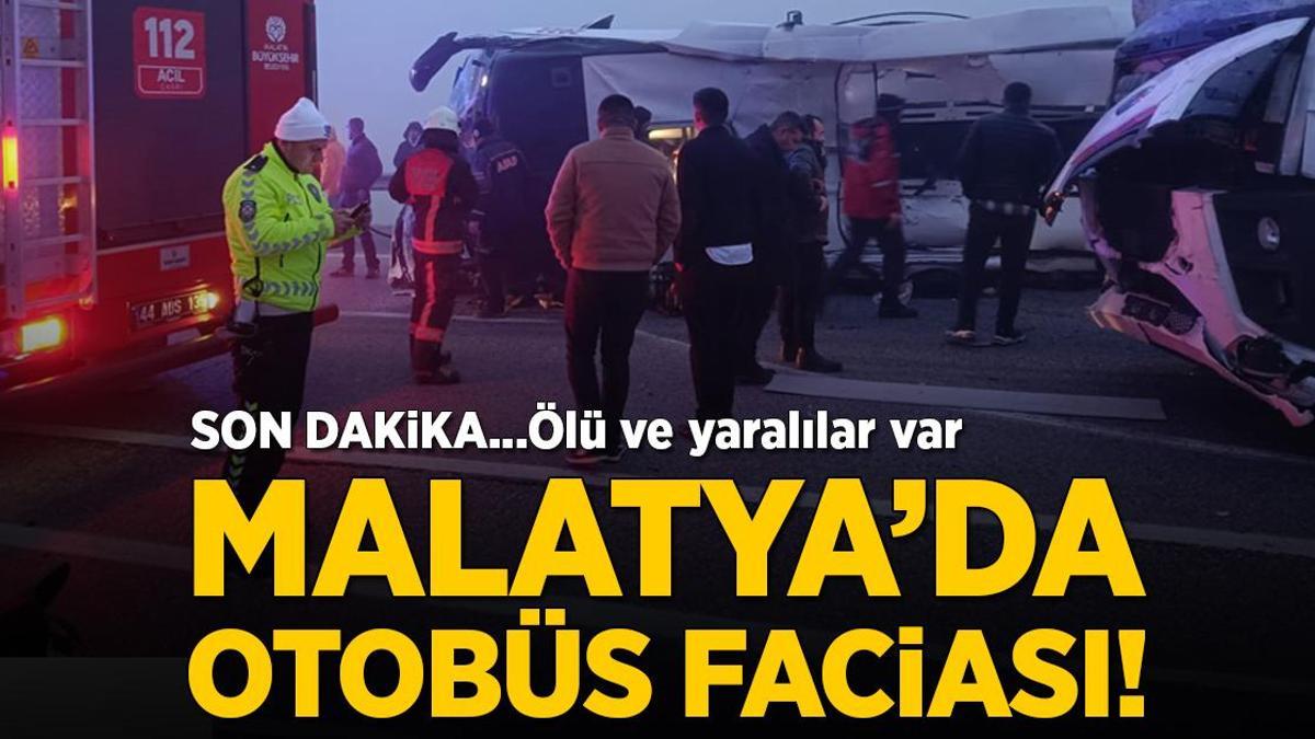 Son dakika! Malatya’da feci kaza! Yolcu otobüsü ile kamyon çarpıştı! Çok sayıda ölü ve yaralı var
