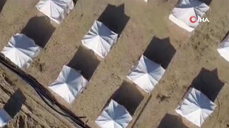 Han Yunus’ta ilk çadır kent kuruldu