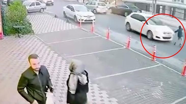 Yer: Beylikdüzü! 10 yaşındaki çocuk aracın çarpmasıyla metrelerce savruldu