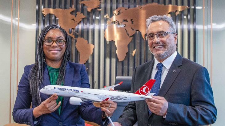 THY, İngiltere İş ve Ticaret Bakanı Kemi Badenoch’u ağırladı