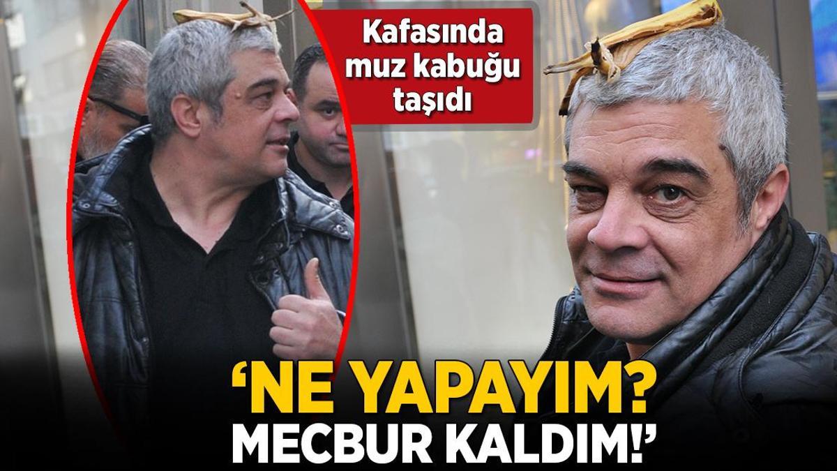 Ünlü oyuncu kafasında muz kabuğu taşıdı! ‘Çöp kutusu yoktu’