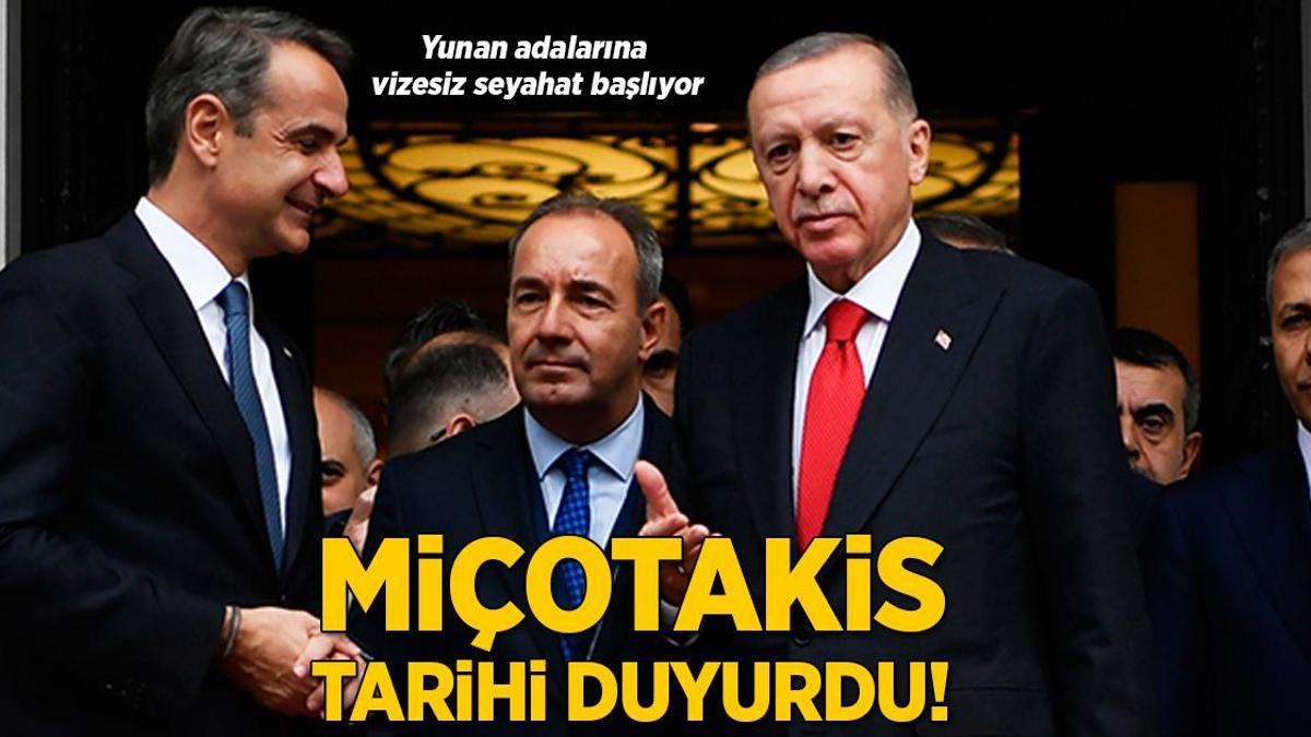 Yunan adalarına vizesiz seyahat başlıyor! Miçotakis tarihi duyurdu