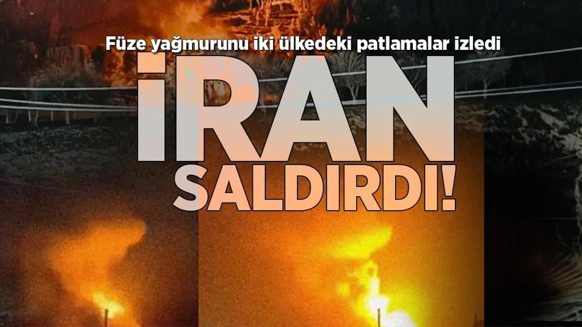 Gazze’deki savaşta son dakika… İran saldırdı! Füze yağmurunu iki ülkedeki patlamalar izledi