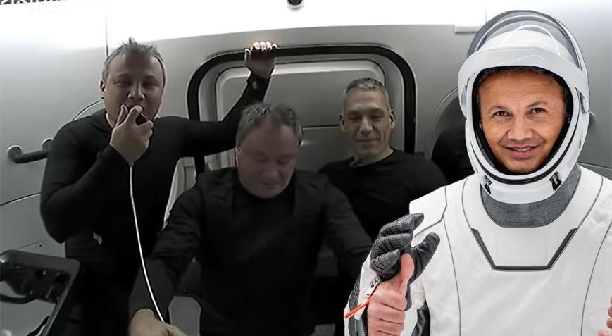 İşte ilk Türk astronot Alper Gezeravcı’nın uzaydaki ilk sözü