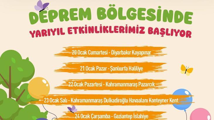Çevre Bakanlığı’ndan deprem bölgesindeki çocuklara özel etkinlik