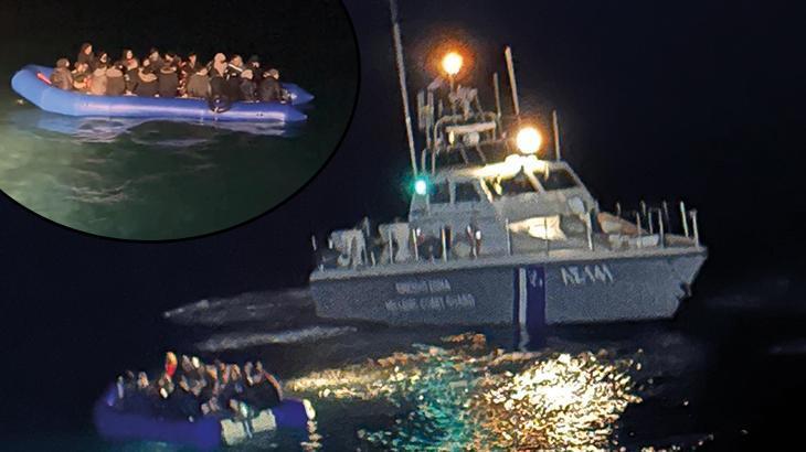 Göçmenlerin imdadına Türk Sahil Güvenlik ekipleri yetişti! Yunan bottan insanlık dışı muamele
