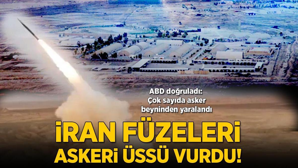 Gazze’deki savaşta son dakika… İran füzeleri askeri üssü vurdu! ABD doğruladı: Çok sayıda asker travmatik beyin yaralanması geçirdi