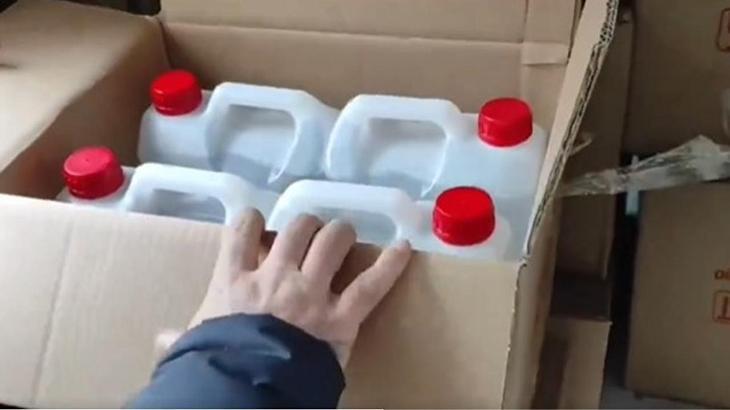 Samsun’da Çengel-6 operasyonu: 1 ton 56 litre etil alkol ele geçirildi