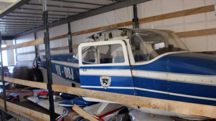 Sınırda TIR’da Cessna tipi uçak ele geçirildi