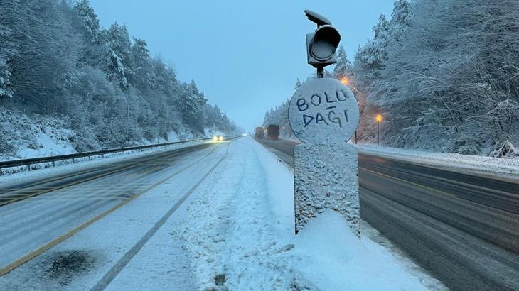 Bolu Dağı geçişi Ankara istikameti ağır taşıt trafiğine açıldı