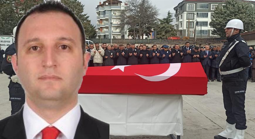 Şehit polis memuru Cengiz Parlak, son yolculuğuna uğurlandı
