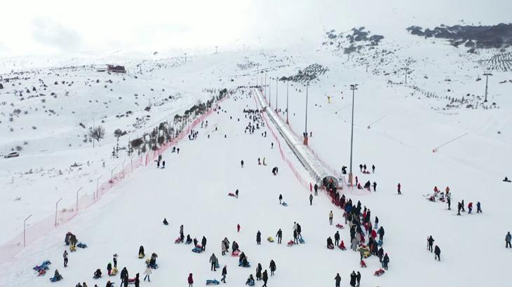 Türkiye’nin en ekonomik kayak merkezine yoğun ilgi
