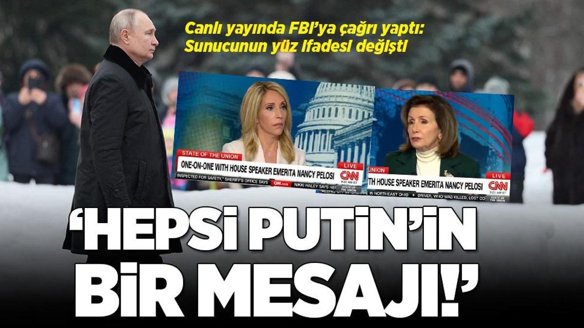 ‘Hepsi Putin’in bir mesajı!’ Canlı yayında sunucunun yüz ifadesini değiştiren açıklama