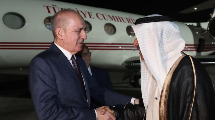 TBMM Başkanı Kurtulmuş, Birleşik Arap Emirlikleri’ne gitti