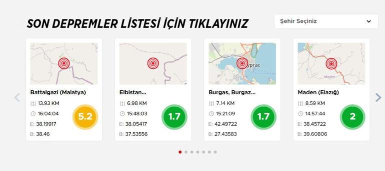 Son dakika... Malatya'da 5.2 büyüklüğünde deprem! AFAD'dan ilk açıklama