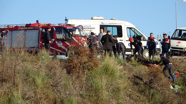 Antalya'da ATV kazası! 15 metreden uçtu, 1 kişi öldü