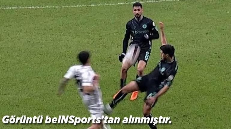 Beşiktaş-Adana Demirspor maçında tartışmalı pozisyonlar! 'Net penaltı! İkinci sarıdan kırmızı kart'