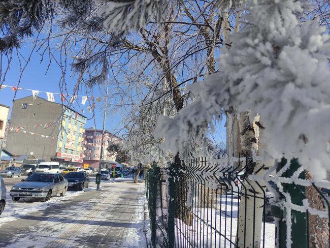 Bir kent buz tuttu! Termometre eksi 32'yi gördü, araçlar çalışmadı