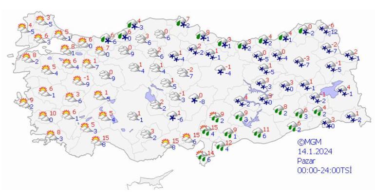 Meteoroloji'den sarı ve turuncu kodlu uyarılar: 7 ile dikkat! Yoğun kar yağışı bekleniyor