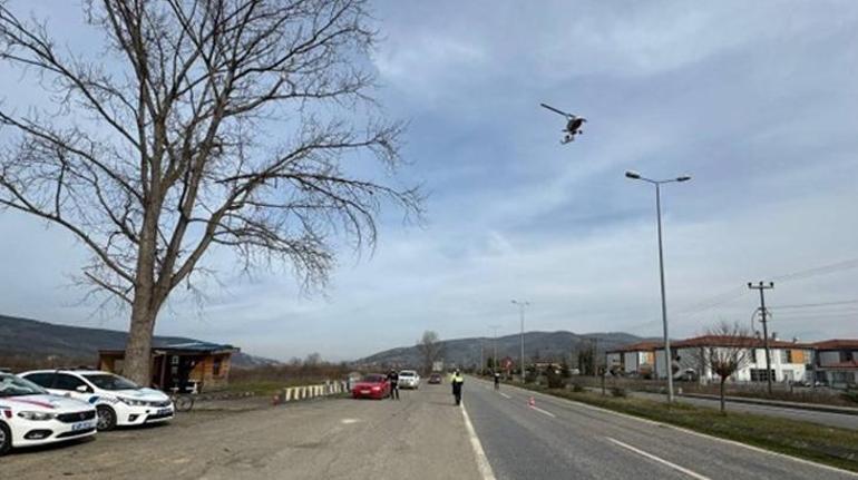 Havadan destek! Cayrokopter ile trafik denetimi