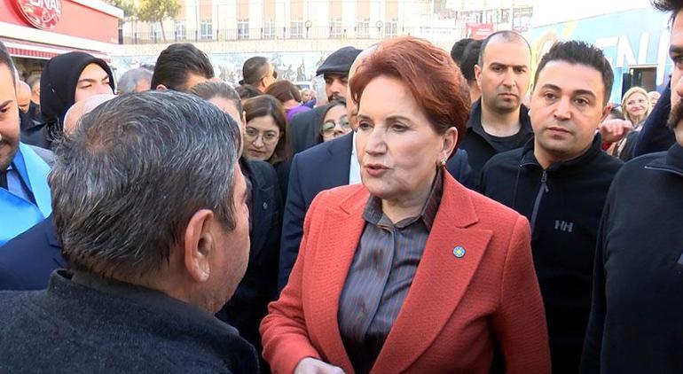 Akşener'in seçim gezisinde gerginlik! 'Vermeyin kardeşim bize oy'