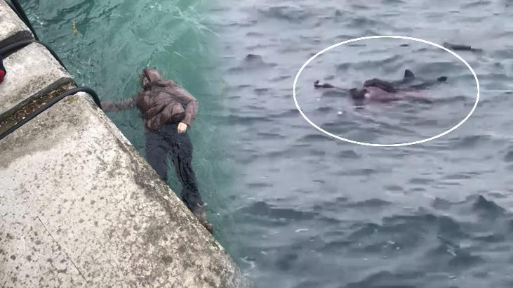 Boğaz’da can pazar! Kurtarmak için için çırpındılar