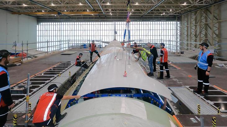 THY Teknik’te ilk yolcu-kargo uçağı dönüşüm projesinde önemli adım