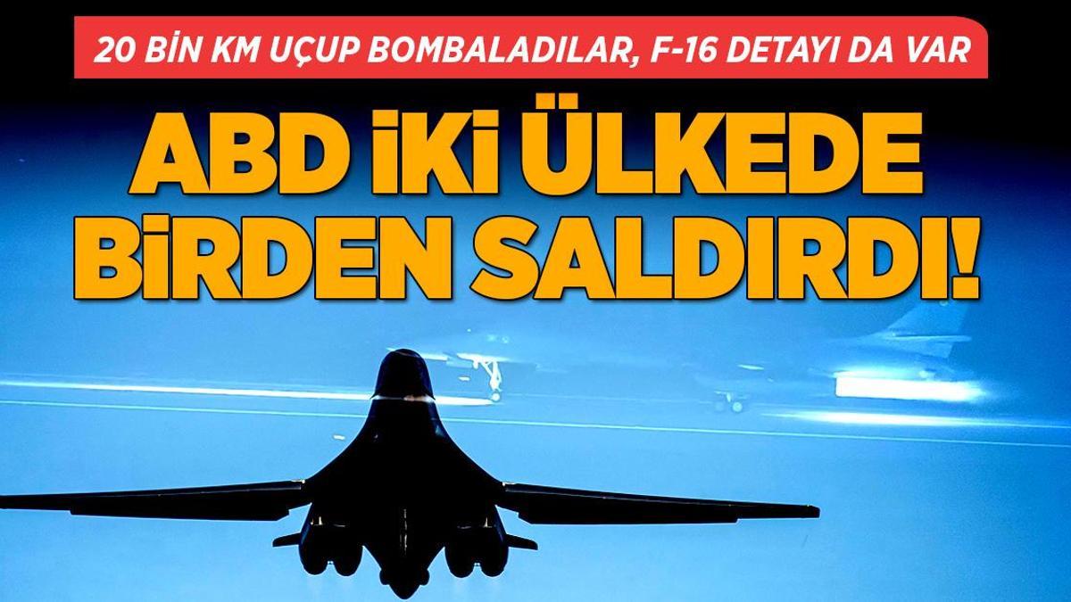 Gazze’de son durum, Orta Doğu’da son dakika… ABD iki ülkede birden saldırdı, 20 bin km uçup bombaladılar!