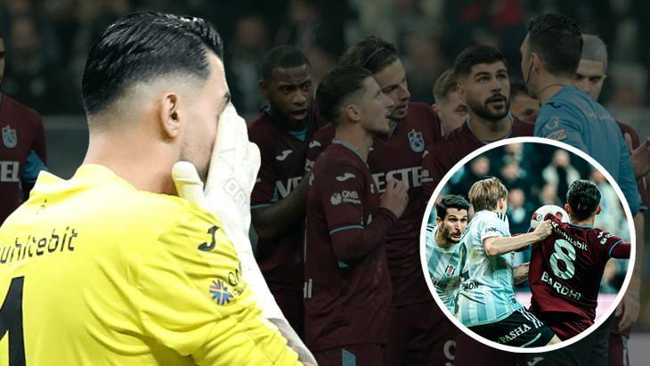 Trabzonspor’da Egemen Korkmaz ve Uğurcan Çakır çok sinirlendi! Beşiktaş maçında Arda Kardeşler’e penaltı tepkisi