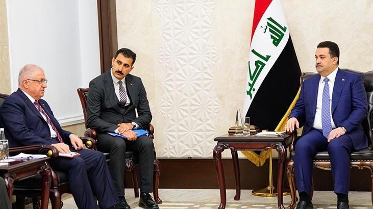 Bakan Güler, Irak Başbakanı Sudani ve Cumhurbaşkanı Reşit ile görüştü