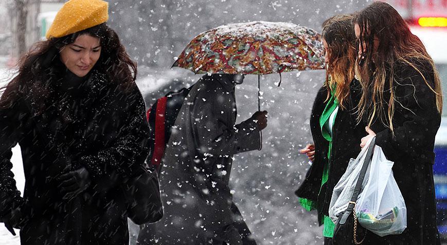 Son dakika… Meteoroloji 12 kent için alarm verdi! Kar ve sağanak devam edecek