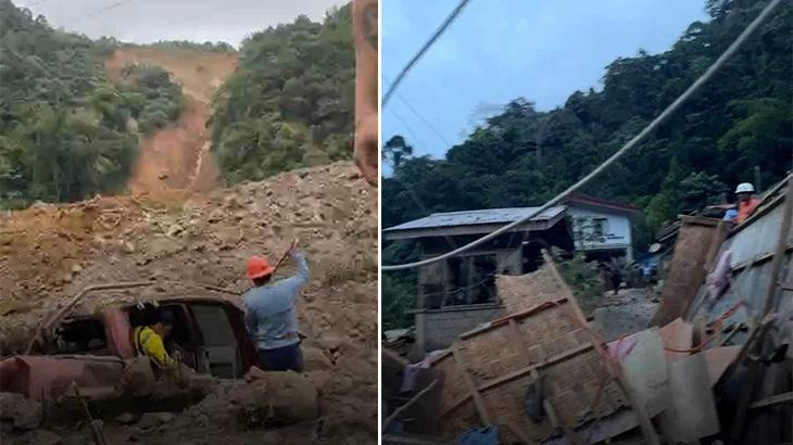 Filipinler’de toprak kayması: 45 yaralı, 41 kayıp