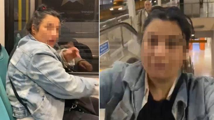 Metroya alkollü bindi, vatandaşlara saldırdı! O anlar kamerada
