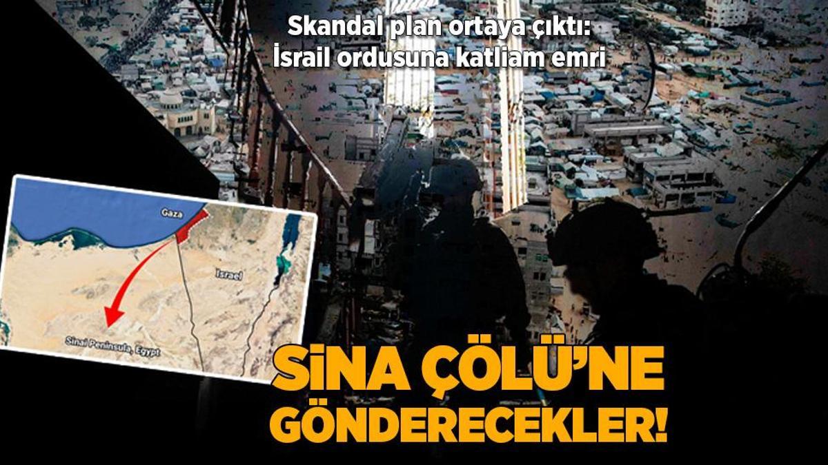 Gazze’deki savaşta son durum… Sina Çölü’ne gönderecekler! Philadelphia planı devreye girdi: İsrail ordusuna katliam emri