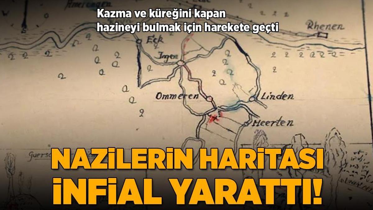 Nazilerin hazinesi infial yarattı! Kazma ve küreğini kapan kazı çalışmasına başladı