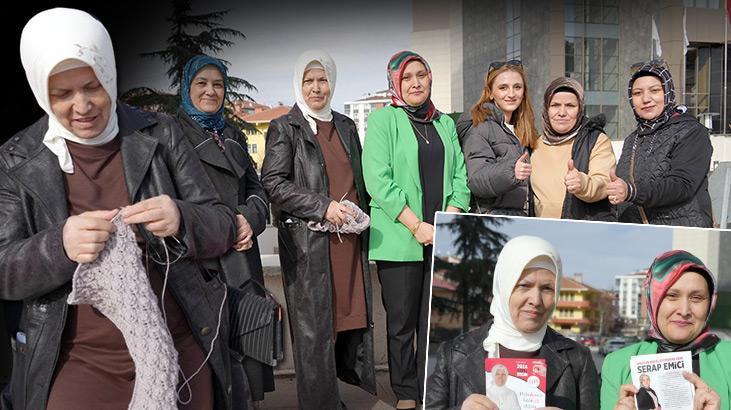 Örgümü de örerim, muhtar da olurum! Anne ve kızın muhtarlık yarışı