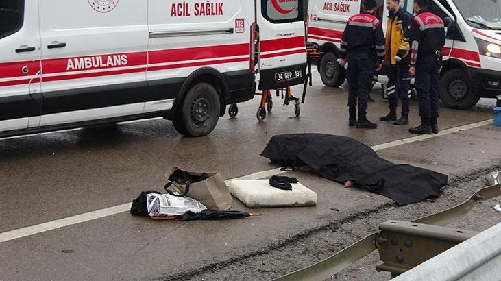 Şile’de minibüs bariyerlere çarptı: 1 ölü, 6 yaralı