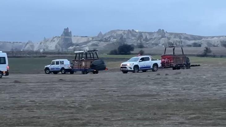 Kapadokya’da sıcak hava balonu uçuşlarına olumsuz hava etkisi