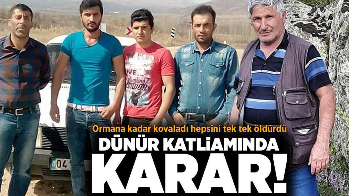 4 kişiyi öldürdü! Dünür katliamında karar çıktı